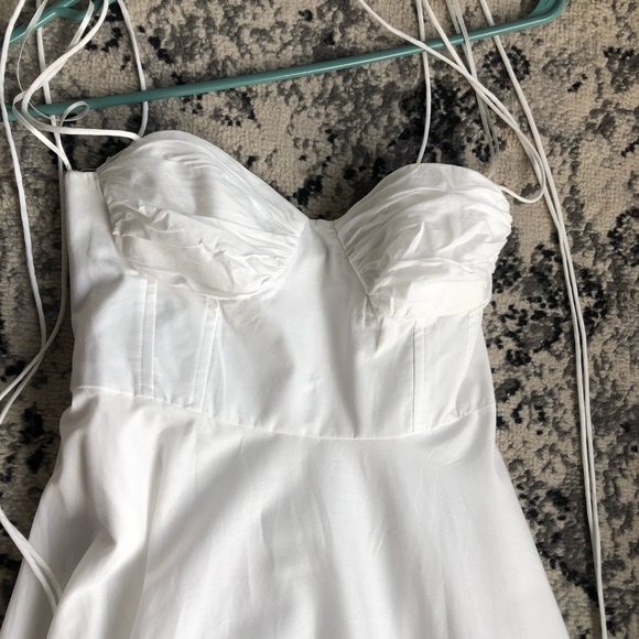 ZARA RUFFLED POPLIN DRESS - Picture 11 of 14